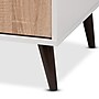 Baxton Studio Bastien 6-Shelf Wood TV Stand, White and Oak Brown, Screens up to 78" (148-8977-HiT)~#|#~sp195656081_sc7
