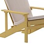 Flash Furniture Charlestown Adirondack Chairs, Yellow with Cream Cushions, 2 Pack (2JJC14501CSCRYW)~#|#~sp195659027_sc7