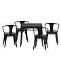 Flash Furniture Helvey Indoor-Outdoor Table and Chairs Set, 5 Pieces (SBT11C4TBK)~#|#~sp195659090_sc7