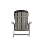 Flash Furniture Charlestown Adirondack Chairs, Gray with Gray Cushions, 2 Pack (2JJC14501CSGYLG)~#|#~sp195659163_sc7