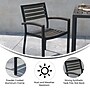 Flash Furniture Lark Outdoor Stackable Side Chairs, 2 Pack (2XUDGHW6006GY)~#|#~sp195659175_sc7