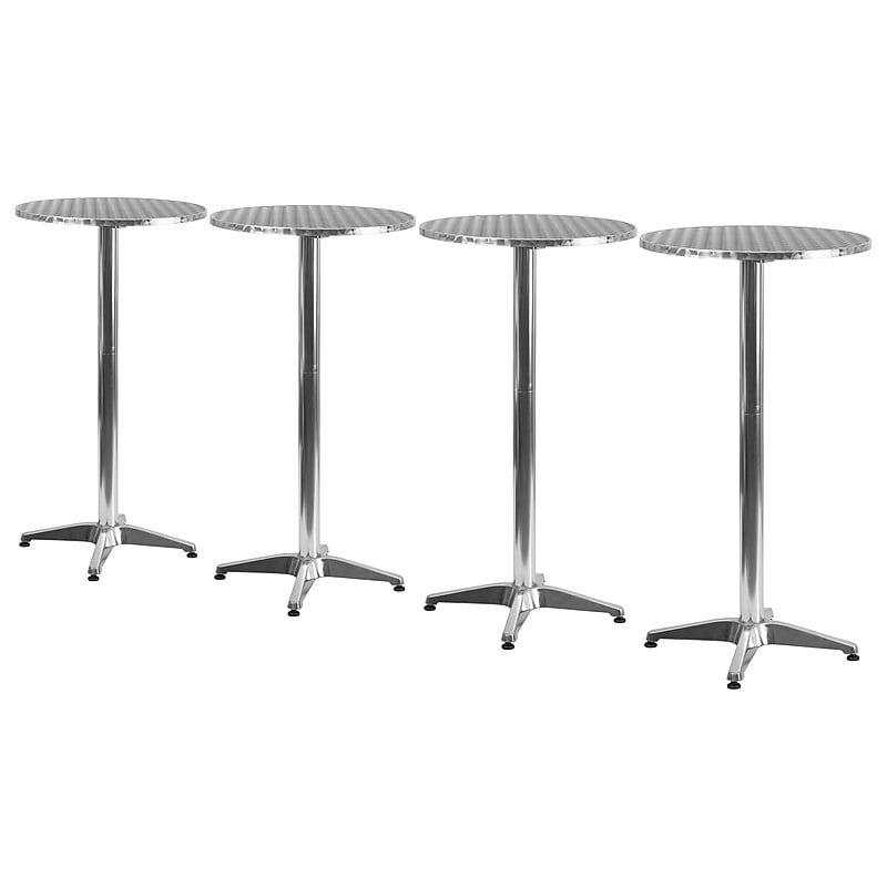 Flash Furniture Mellie Indoor-Outdoor Bar Height Table, 4 Pack (4TLH059A) image 1