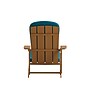 Flash Furniture Charlestown Adirondack Chairs, Teak with Teal Cushions, 2 Pack (2JJC14501CSTLTK)~#|#~sp195659290_sc7