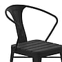 Flash Furniture Helvey Indoor/Outdoor Stacking Arm Chair, 2 Pack (2SBT11CBK)~#|#~sp195659519_sc7
