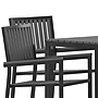 Flash Furniture Harris Indoor/Outdoor Table and Chairs Set, 5 Pieces (SBA268C4TBK)~#|#~sp195659550_sc7