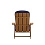 Flash Furniture Charlestown Adirondack Chairs, Teak with Blue Cushions, 2 Pack (2JJC14501CSBLTK)~#|#~sp195659596_sc7