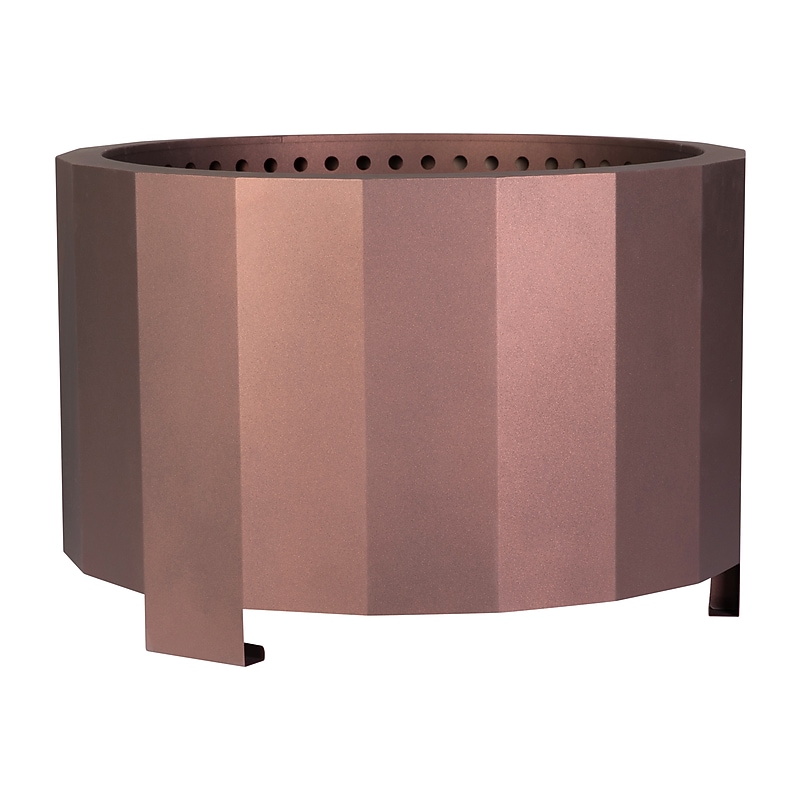 Flash Furniture Titus Smokeless Outdoor Firepit with Cover, 27" Bronze (HYB220103PCBRZ) image 1