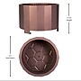 Flash Furniture Titus Smokeless Outdoor Firepit with Cover, 27" Bronze (HYB220103PCBRZ)~#|#~sp195659760_sc7