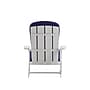 Flash Furniture Charlestown Adirondack Chairs, White with Blue Cushions, 2 Pack (2JJC14501CSBLWH)~#|#~sp195659810_sc7
