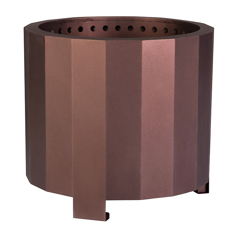 Flash Furniture Titus Smokeless Outdoor Firepit with Cover, 19.5" Bronze (HYB22012PC19BRZ) image 1