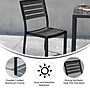 Flash Furniture Lark Outdoor Stackable Side Chair, 2 Pack (2XUDGHW6036GY)~#|#~sp195659934_sc7