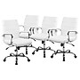 Flash Furniture Whitney Ergonomic LeatherSoft Swivel Executive Chair, White, 4/Pack (4GO2286MWH)~#|#~sp195812292_sc7