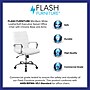 Flash Furniture Whitney Ergonomic LeatherSoft Swivel Executive Chair, White, 4/Pack (4GO2286MWH)~#|#~sp195812300_sc7