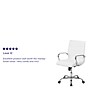 Flash Furniture Whitney Ergonomic LeatherSoft Swivel Executive Chair, White, 4/Pack (4GO2286MWH)~#|#~sp195812301_sc7