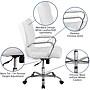 Flash Furniture Whitney Ergonomic LeatherSoft Swivel Executive Chair, White, 4/Pack (4GO2286MWH)~#|#~sp195812302_sc7