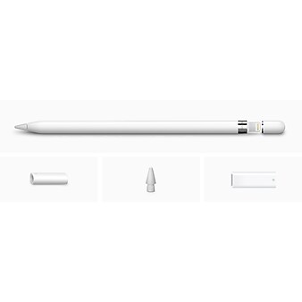 Apple Pencil, 1st Generation, with USB-C to Apple Pencil Adapter, White (MQLY3AM/A)