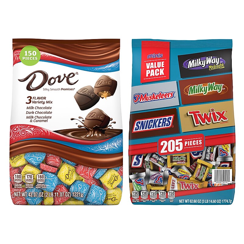 Dove Promises Variety/Mar's Chocolate Favorites, 2/Bundle (600-04056) image 1