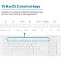 Macally Keyboard and Mouse Combo, White (MKEYECOMBO)~#|#~sp197678933_sc7
