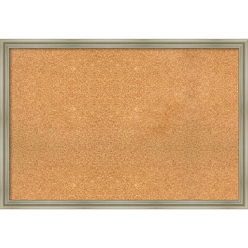 Shop Staples For Amanti Art Framed Cork Board Extra Large Warm