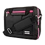 Vangoddy 15.6" Nylon Water Resistant Laptop Bag, Black/Pink (0609465467115)~#|#~sp19968672_sc7