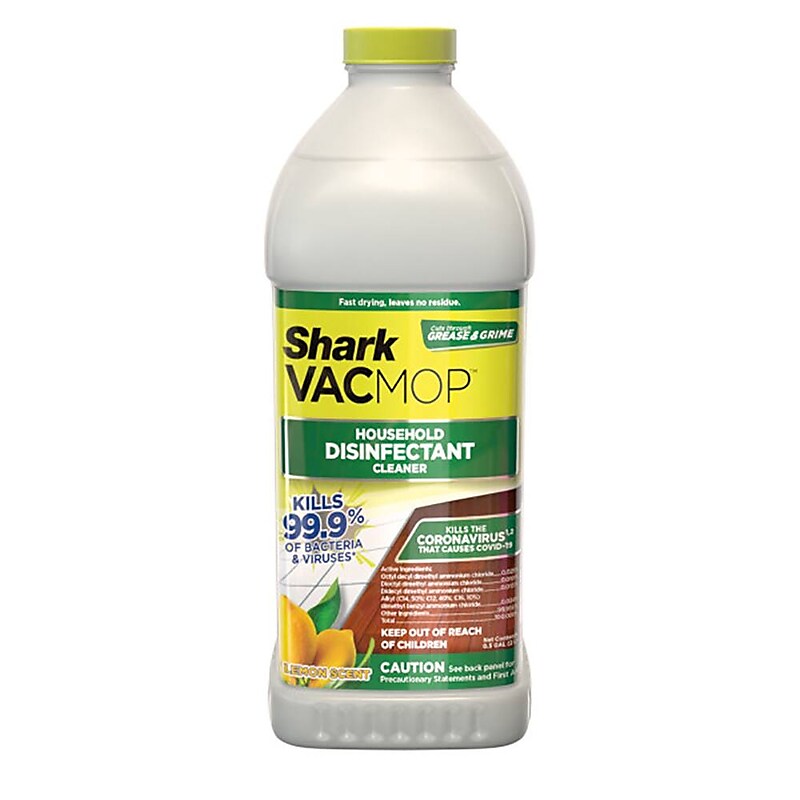 Shark VACMOP Disinfectant Cleaner Refill, Lemon Scent, 2L Bottle (VCD60) image 1