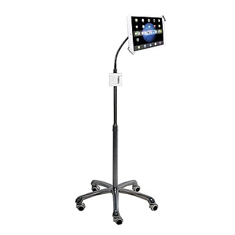 CTA Digital Heavy-Duty Security Gooseneck Floor Stand for iPad/Tablet (PAD-SHFS)
