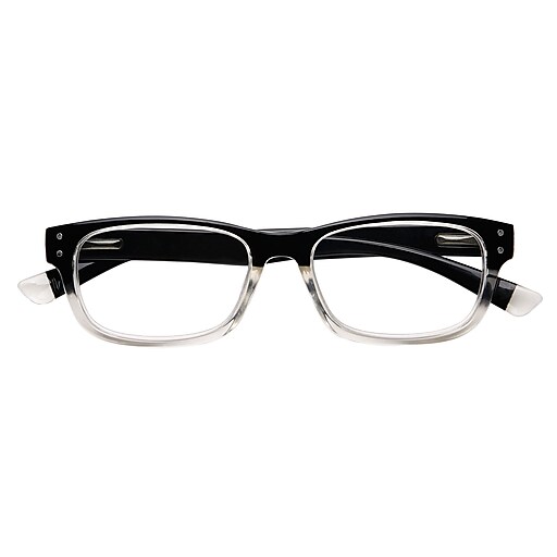 Shop Staples for Optitek +2.50 Strength Hi Tech Reading Glasses, Black ...