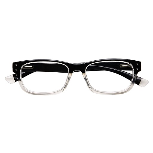 Shop Staples for Optitek +2.50 Strength Hi Tech Reading Glasses, Black