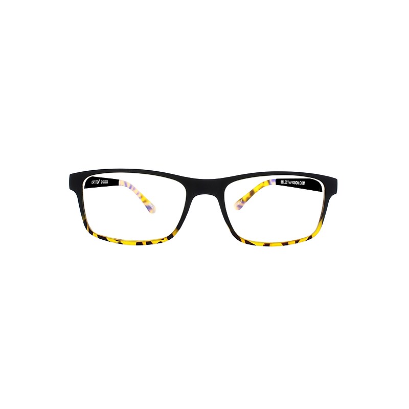 SAV Tri Focus Reader +2.50 Reading Glasses, Black Demi (E2201) image 1
