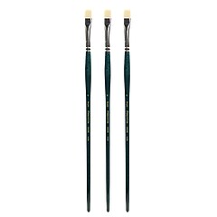 Royal & Langnickel Série 4200 Mini-Majestic – Pinceau 30/0 Monogramme, Manche Soie Noir, Ferrule Double Sertie, Idéal Pour Aquarelle Et Acrylique Miniatures
