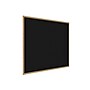 Ghent 4' H x 4' W Recycled Bulletin Board with Oak Finish Frame, Black (WTR44-BK)~#|#~sp20043579_sc7