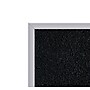 Ghent 4' H x 6' W Recycled Bulletin Board with Aluminum Frame, Black (ATR46-BK)~#|#~sp20043585_sc7