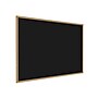 Ghent 2' H x 3' W Recycled Bulletin Board with Oak Finish Frame, Black (WTR23-BK)~#|#~sp20043591_sc7
