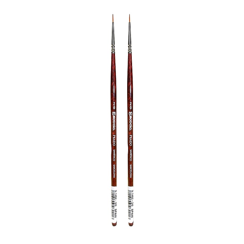 Global Art Escoda Prado Brushes round 2/0 [Pack of 2] (PK2-1462-2/0) image 1