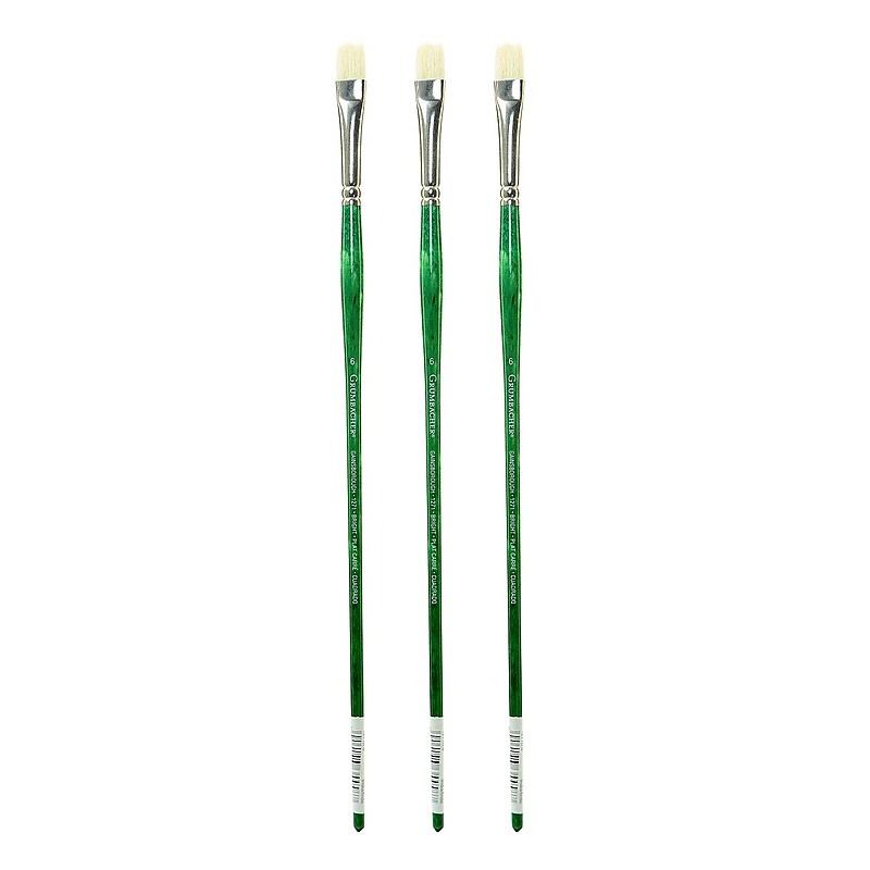 Grumbacher Gainsborough Oil and Acrylic Brushes 6 bright [Pack of 3] (PK3-1271B.6) image 1