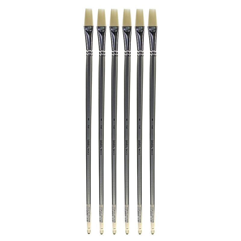 Liquitex Basics Brushes flat no. 8 [Pack of 6] (PK6-6923008) image 1