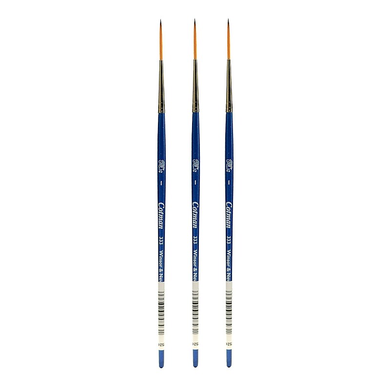 Winsor and Newton Cotman Water Colour Brushes 1 rigger 333 [Pack of 3] (PK3-5303001) image 1