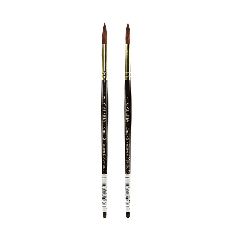 Winsor and Newton Galeria Short Handled Brushes round 8 [Pack of 2] (PK2-5734008) image 1