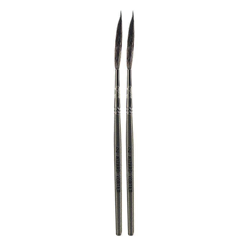 Andrew Mack Wizard Vortex Scroll Striper Brush 2 WT [Pack of 2] (PK2-WV-2) image 1