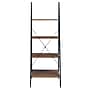 Niche Soho 4 Shelf 72"H Ladder Bookcase, Urban Walnut (NSBC7224UW)~#|#~sp20052263_sc7