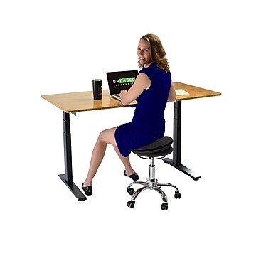 Uncaged Ergonomics Wobble Stool Air 25.5" Active Balance Stool Fabric Seat (WSA-b)