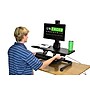 Uncaged Ergonomics Electric Standing Desk Conversion Powered Sit to Stand Converter, Black (ESDC-b)~#|#~sp20099891_sc7