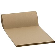JAM Paper® Sketch Paper Pad, 8.5 x 11, Brown Kraft, 50 Sheets per Pad, Sold Individually (211634035)