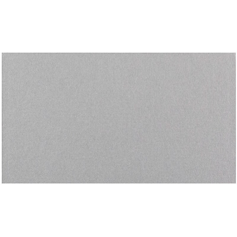 JAM Paper® Blank Flat Note Cards, 3Drug Size, 2 x 3 1/2, Silver Metallic Stardream, 100/Pack (17532460) image 1