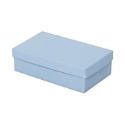 JAM Paper® Two-Piece Jewelry Box Gift Set, 3 1/2 x 6 x 1 3/4, Baby Blue, Sold Individually (2259220970)