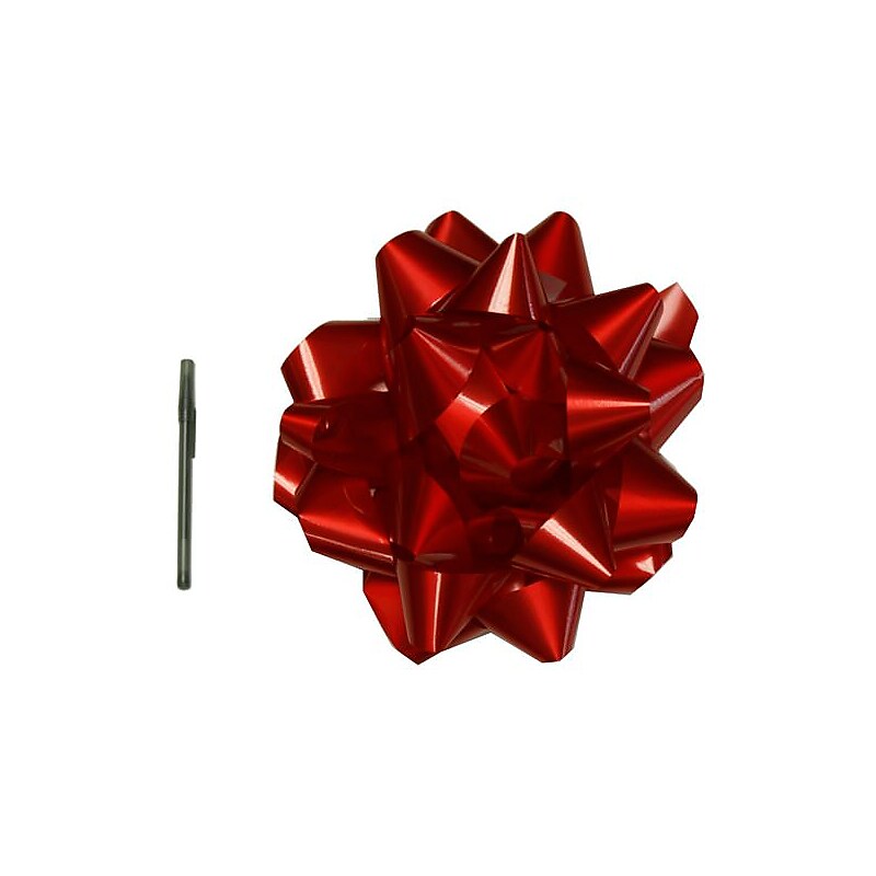 JAM Paper Gift Bows, Red, 100/Pack (2167013381B) image 1