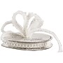 JAM Paper Nylon Knit Decorative Ribbon, White Metallic (E797301)~#|#~sp20131525_sc7