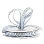 JAM Paper Nylon Knit Decorative Ribbon, Baby Blue Metallic (E797303)~#|#~sp20131598_sc7