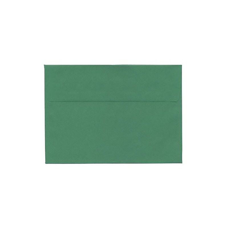 JAM Paper 5.875 x 8.25 Invitation Envelopes, Green, Bulk 1000/Carton (51512551) image 1