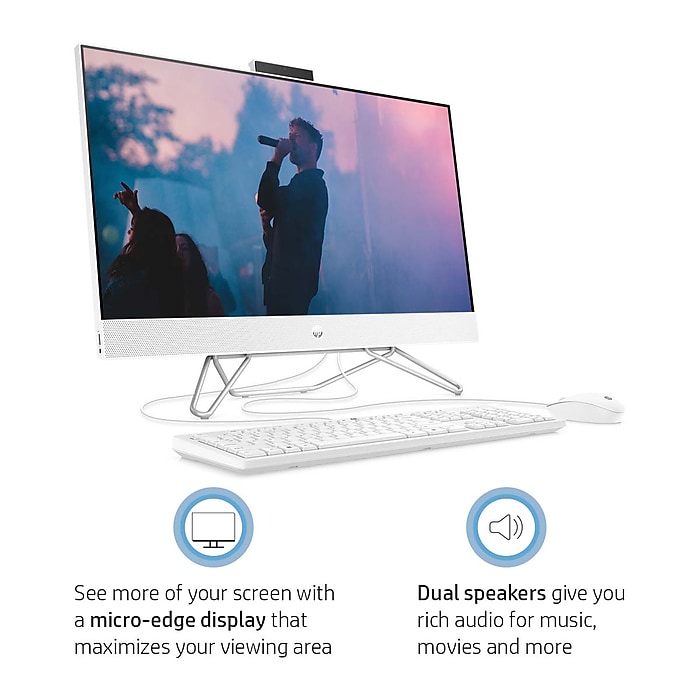 HP 27-cb1006 All-in-One Desktop Computer, Intel Core i5-1235 HP 27-cb1006 All-in-One Desktop Computer, Intel Core i5-1235